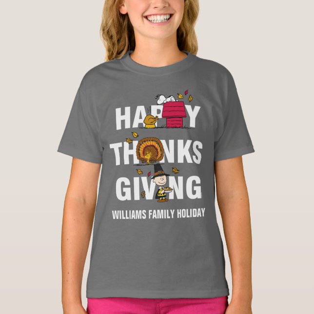 Erdnüsse | Happy Thanksgiving Combo T-Shirt (Vorderseite)