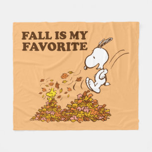 Erdnüsse Herbst ist mein Favorit Fleecedecke