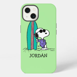 Erdnüsse Hochwasser des Snoopy Name hinzufügen iPhone Hülle