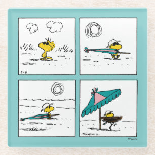 Erdnüsse Holz am Strand Glasuntersetzer