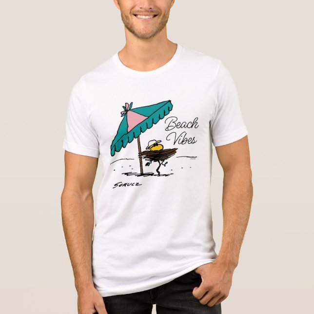 Erdnüsse | Holz am Strand Tri-Blend Shirt (Vorderseite)