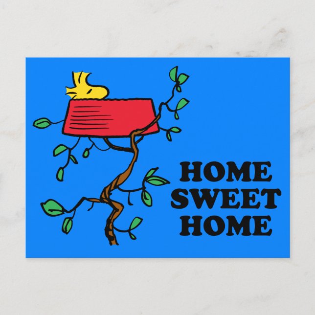 Erdnüsse | Holzabsperrung | Neue Adresse Postkarte (Vorderseite)