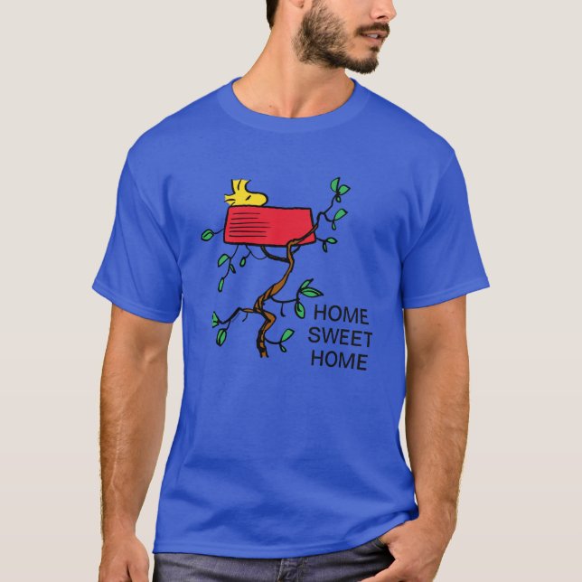 Erdnüsse | Holzeinschlag in Snoopy's Dish T-Shirt (Vorderseite)