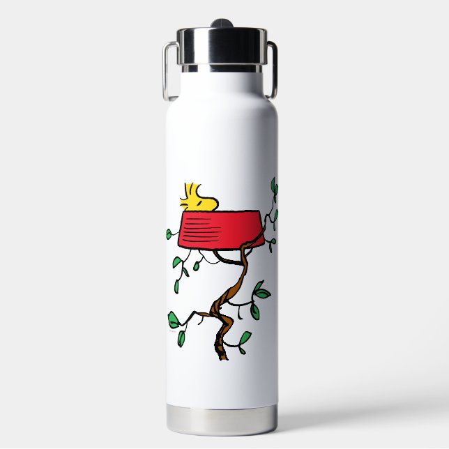 Erdnüsse | Holzeinschlag in Snoopy's Dish Trinkflasche (Vorderseite)