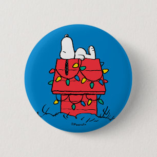 Erdnüsse Hundehütte Snoopy mit Licht Button