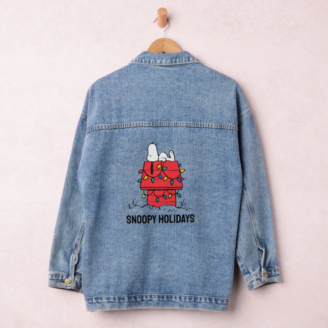 Erdnüsse | Hundehütte Snoopy mit Licht Jeansjacke (Hangar)