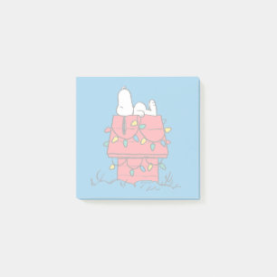 Erdnüsse   Hundehütte Snoopy mit Licht Post-it Klebezettel