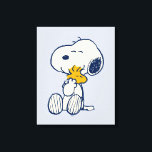 Erdnüsse im Blut Leinwanddruck<br><div class="desc">Schauen Sie sich dieses niedliche Design mit Snoopy,  Woodstock,  Charlie Brown & Lucy in einem farbenfrohen Blumenmuster an.</div>