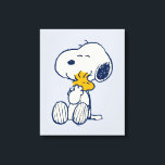 Erdnüsse im Blut Leinwanddruck<br><div class="desc">Schauen Sie sich dieses niedliche Design mit Snoopy,  Woodstock,  Charlie Brown & Lucy in einem farbenfrohen Blumenmuster an.</div>