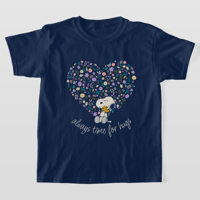 Erdnüsse im Blut | Snoopy Heart T-Shirt (Ablage )