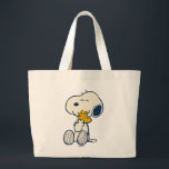 Erdnüsse im Blütenmuster Jumbo Stoffbeutel<br><div class="desc">Schauen Sie sich dieses niedliche Design mit Snoopy,  Woodstock,  Charlie Brown & Lucy in einem farbenfrohen Blumenmuster an.</div>