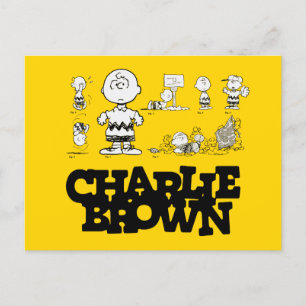 Erdnüsse Immer Charlie Brown Postkarte