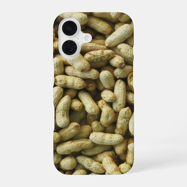 Erdnüsse iPhone 16 Hülle (Rückseite)