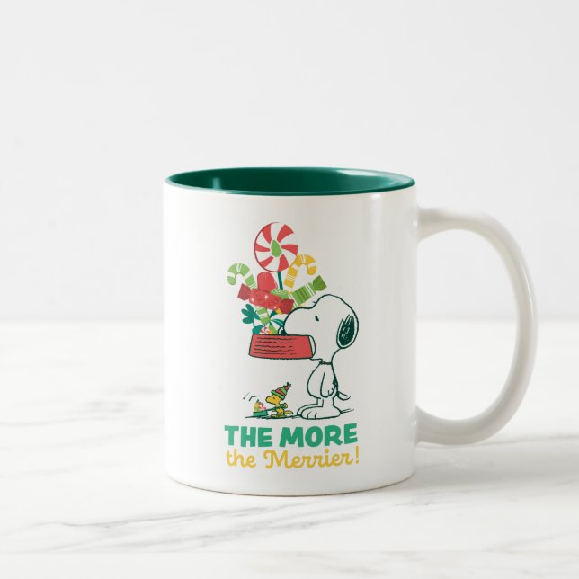 Erdnüsse | Je mehr Merrier Zweifarbige Tasse (Rechts)