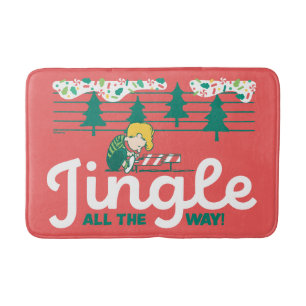 Erdnüsse   Jingle All The Way Badematte