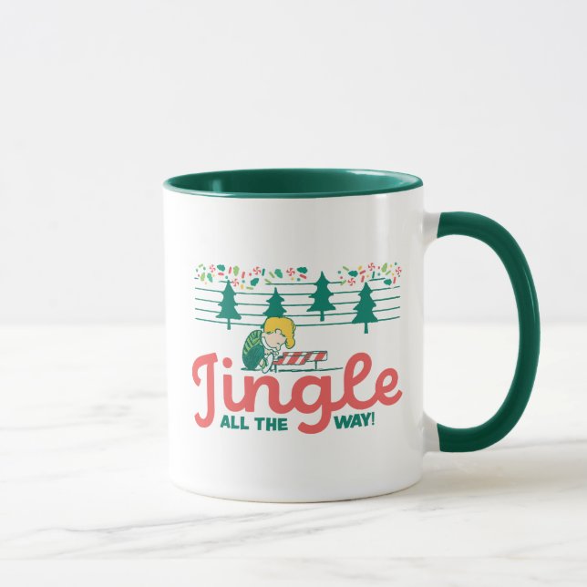 Erdnüsse | Jingle All The Way Tasse (Rechts)
