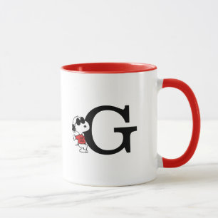 Erdnüsse   "Joe Cool" Stehend   Monogramm G Tasse