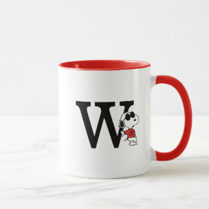 Erdnüsse "Joe Cool" Stehend Monogramm W Tasse