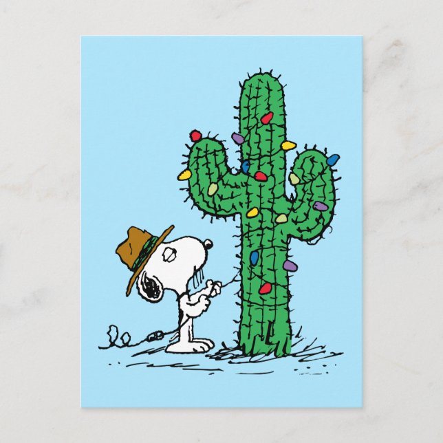 Erdnüsse | Kakteen Holiday Postkarte (Vorderseite)