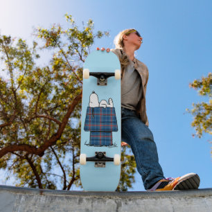 Erdnüsse Karierte Flannel Ferienhaus Hunde Snoop Skateboard