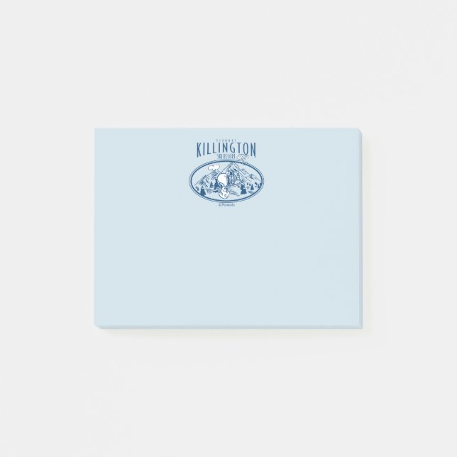 Erdnüsse | Killington Ski Resort Vermont Post-it Klebezettel (Vorderseite)