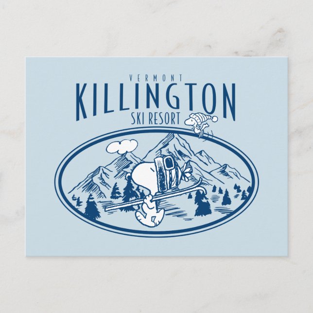 Erdnüsse | Killington Ski Resort Vermont Postkarte (Vorderseite)