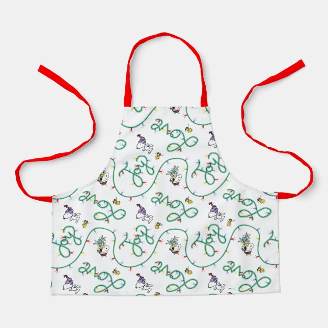 Erdnüsse | Leuchtendes Weihnachtsmuster für die Li Schürze (Vorderseite)
