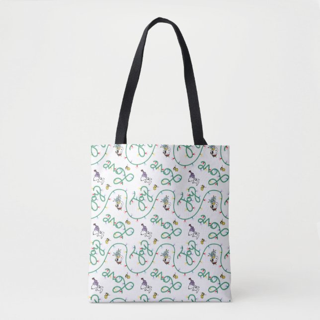 Erdnüsse | Leuchtendes Weihnachtsmuster für die Li Tasche (Vorderseite)