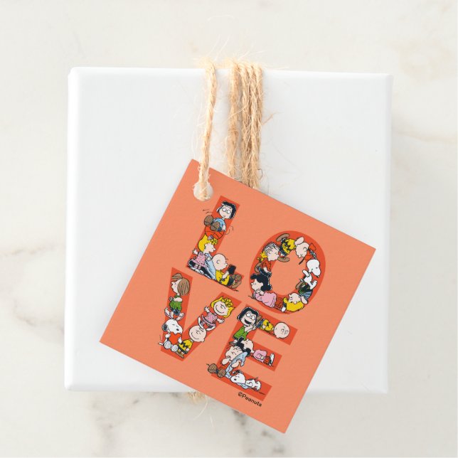 Erdnüsse - LIEBE Geschenkanhänger (Beispiel)