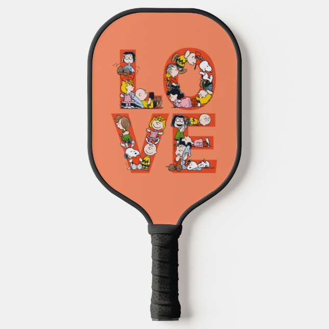 Erdnüsse - LIEBE Pickleball Schläger (Vorderseite)