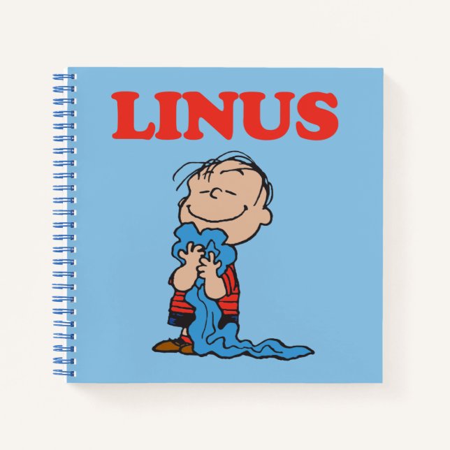 Erdnüsse | Linus Blanket Smile Notizbuch (Vorderseite)