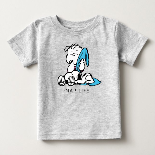 Erdnüsse | Linus & Snoopy Baby T-shirt (Vorderseite)