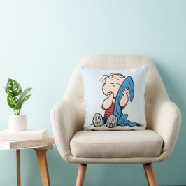 Erdnüsse | Linus und sein Deckblatt Kissen