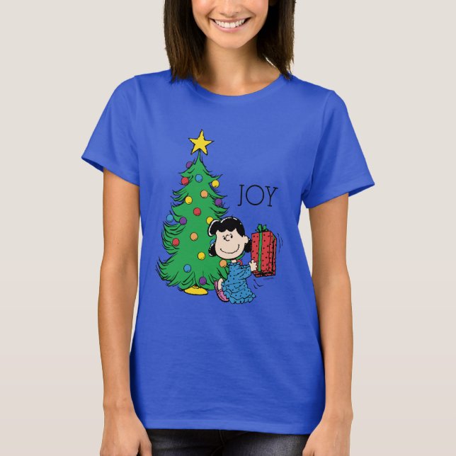 Erdnüsse | Lucy Christmas Tree T-Shirt (Vorderseite)