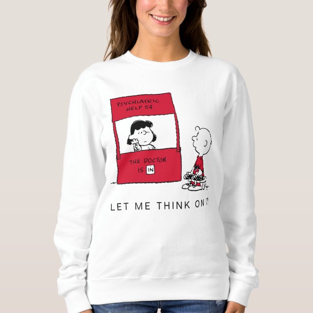 Erdnüsse | Lucy gibt Charlie Brown Rat Sweatshirt (Vorderseite)