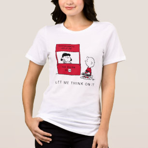 Erdnüsse Lucy gibt Charlie Brown Rat Tri-Blend Shirt