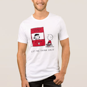 Erdnüsse Lucy gibt Charlie Brown Rat Tri-Blend Shirt