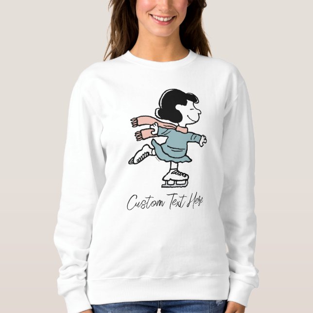 Erdnüsse | Lucy on Ice Sweatshirt (Vorderseite)
