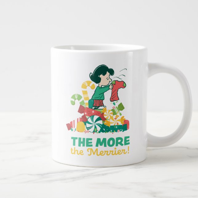 Erdnüsse | Lucy the More the Merrier Jumbo-Tasse (Rechts)