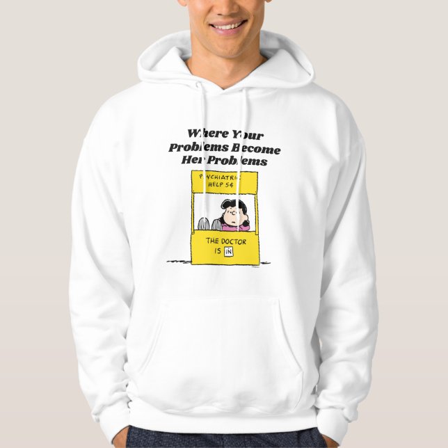 Erdnüsse | Lucy und der Arzt ist in Hoodie (Vorderseite)