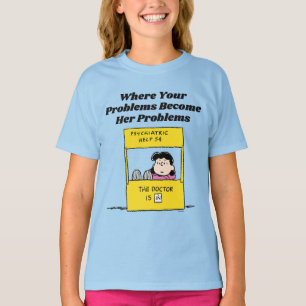 Erdnüsse   Lucy und der Arzt ist in T-Shirt