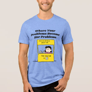 Erdnüsse   Lucy und der Arzt ist in Tri-Blend Shirt