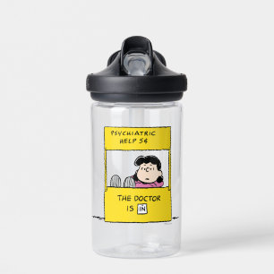 Erdnüsse   Lucy und der Arzt ist in Trinkflasche