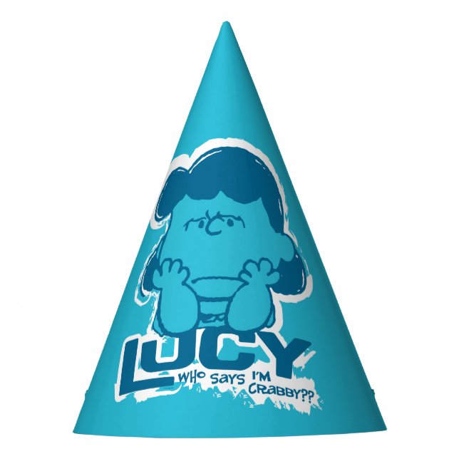 Erdnüsse | Lucy Wer sagt, ich bin Crabby? Partyhütchen (Vorderseite)