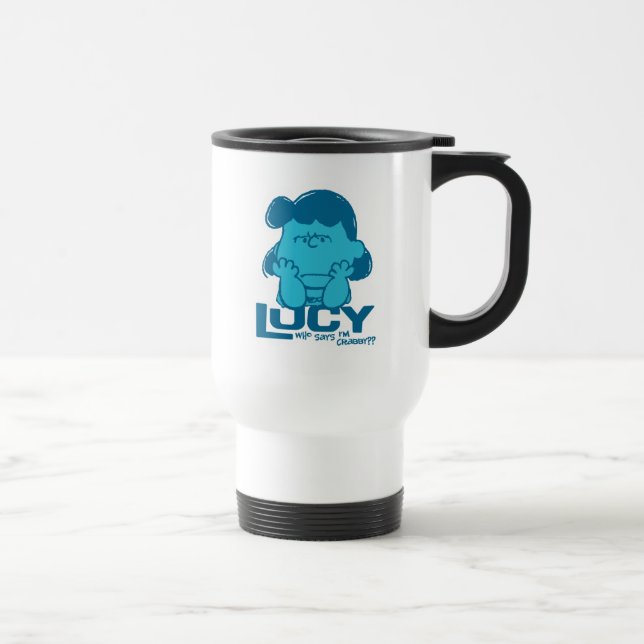 Erdnüsse | Lucy Wer sagt, ich bin Crabby? Reisebecher (Rechts)