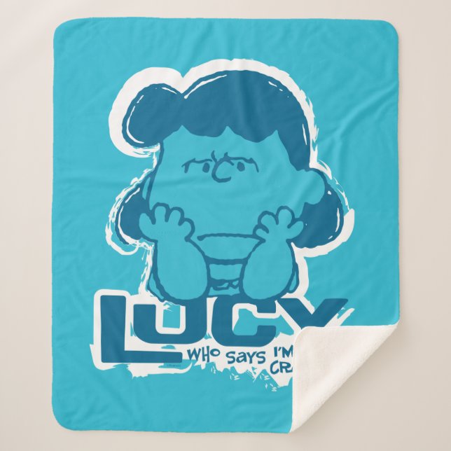 Erdnüsse | Lucy Wer sagt, ich bin Crabby? Sherpadecke (Vorderseite)