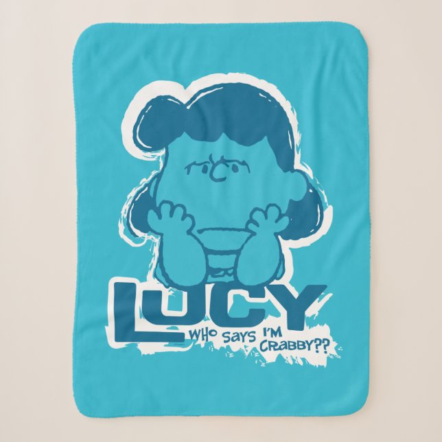 Erdnüsse | Lucy Wer sagt, ich bin Crabby? Sherpadecke (Vorderseite)