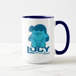 Erdnüsse   Lucy Wer sagt, ich bin Crabby? Tasse