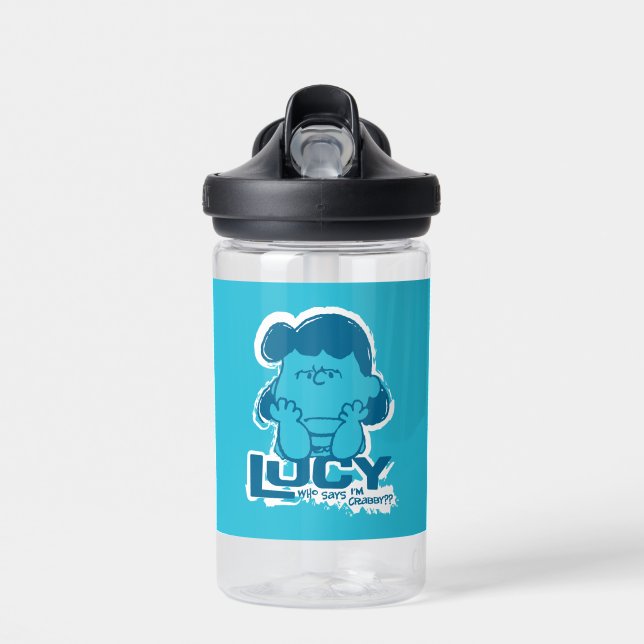 Erdnüsse | Lucy Wer sagt, ich bin Crabby? Trinkflasche (Vorne)