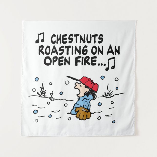 Erdnüsse | Lucy's Chestnut Roasting Wandteppich (Vorderseite)